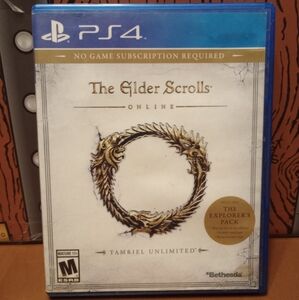 Elder Scrolls Online Tamriel Unlimited for PlayStation 4